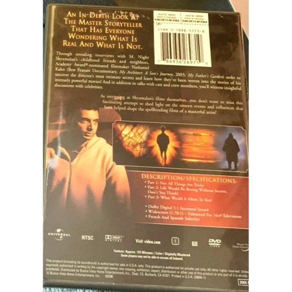 The Buried Secret of M Night Shyamalan DVD Buena Vista Universal Studios K0293 - Picture 2 of 7